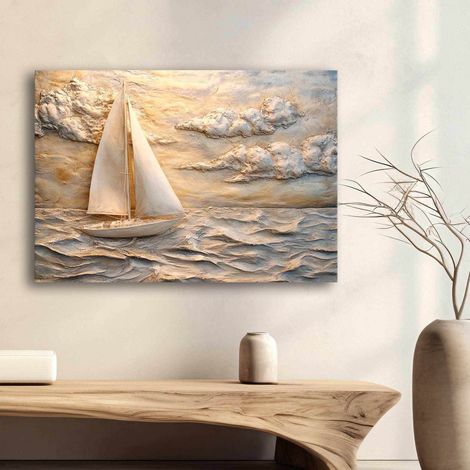 Cuadro Nagarono, Estructura de Tela, Madera Nobilitada, Estructura de Madera Nobilitada, 70x100h cm Multicolor (1/4)