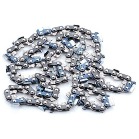NALOOKAMIC  Lot de 2 chaînes 33 maillons pour tronçonneuse guide 20 cm (8 pouces)——Segment à angle droit électrolytique