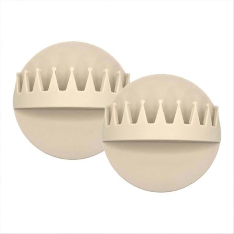 Set mit 2 Duschhaarfängern, wandmontierter Haarfänger mit Saugnapf, Haarfang für Duschabflüsse, wiederverwendbarer, wandmontierter Duschhaarfänger, B (1/5)