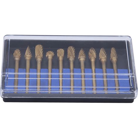 Ortviai Meule rotative en carbure de tungstène pour bois et métaux – 10 pièces (1/5)