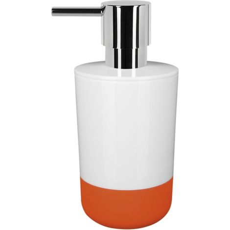 Dispensador de jabón PP MOJI naranja y blanco Spirella