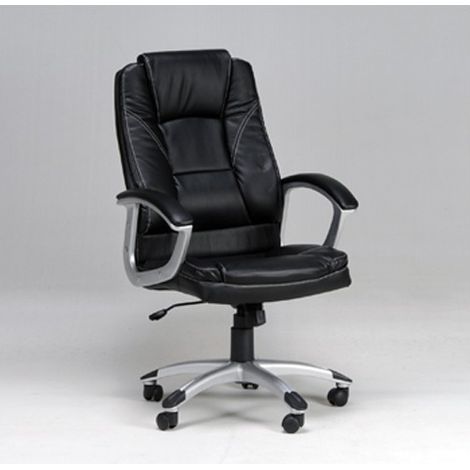 Le Quai Des Affaires – Fauteuil de bureau BOSS noir – Hauteur réglable 106-116 cm – Finition polyuréthane – Dimensions 64x69 cm (1/2)