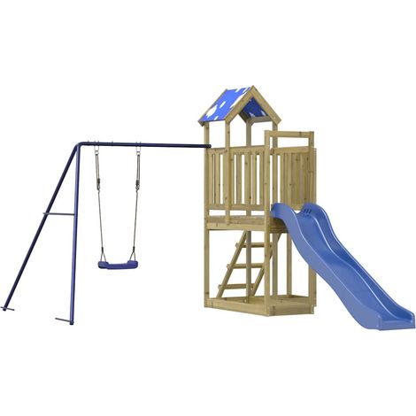 Maison Exclusive - Set da Gioco da Esterno in Legno di Pino Impregnato