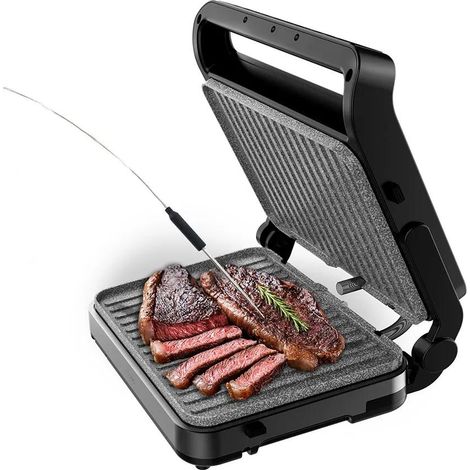 Cecotec Grille Électrique 2000W Inox 30x23 cm (1/2)