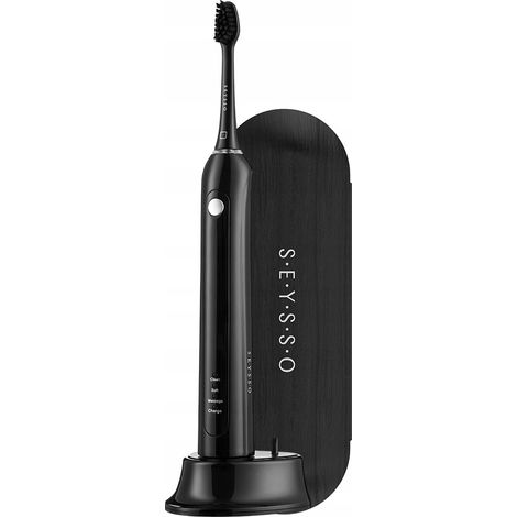 Cepillo de dientes sónico básico de carbono SEYSSO, negro, 1 unidad. (1/5)