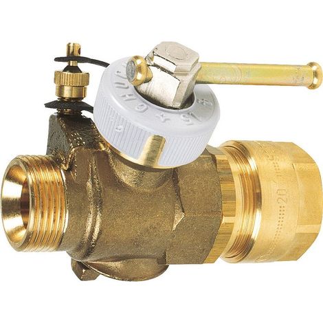 Robinet pour tube PE Ø20, filetage 3/4'' pression max 5 bar NF