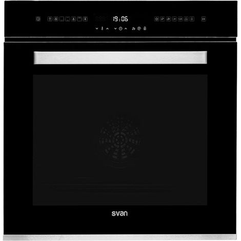 Horno Multifunción Limpieza Manual SVAN SVH385X 60cm Cristal Negr (1/5)