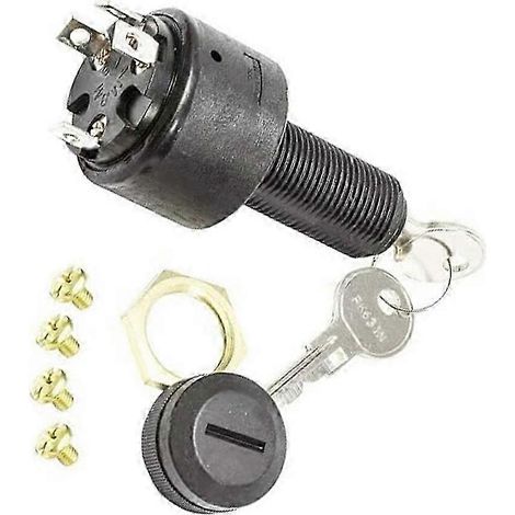 Contacteur à clé MP41040 à 4 positions (accessoires, arrêt, marche, démarrage) pour Sierra Marine MP41030 HF (1/5)