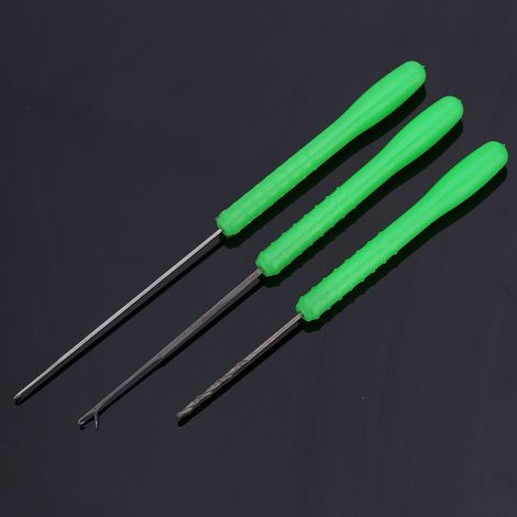 Ensemble d'outils 3 en 1 en acier à haute teneur en carbone pour la fabrication d'hameçons et de montages de pêche. (1/5)