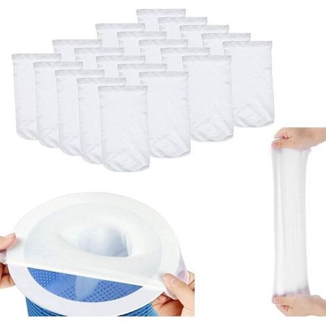 15 pcs Chaussette Skimmer Piscine,Chaussette Skimmer,Chaussettes Filtre Panier,pour Filet Pool Surface,Filtrante Floculant Net (1/4)