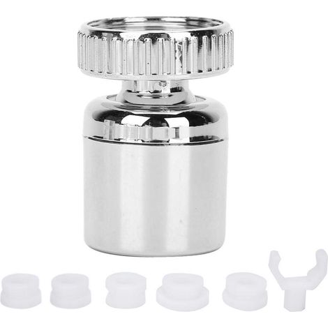 ABS Bassin Robinet D'eau 360 Rotation Économie D'eau Robinet Diffuseur Buse Filtre Adaptateur Salle De Bains Cuisine Accessoires(R4021) (1/5)