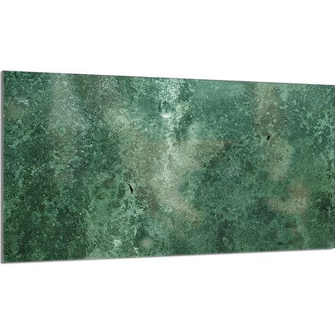 Glas-Herdplattenschutz 90x52 Türkis