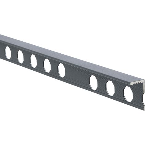EMAC NOVOSUELO Aluminio Anthracite Touch-176 2,5 metros 2,5 metros - Altura: 10 MM - ref: NSUAL10ANTCH25
