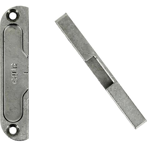Ferco E-11637 piastra di ancoraggio argentata in zamak resistente
