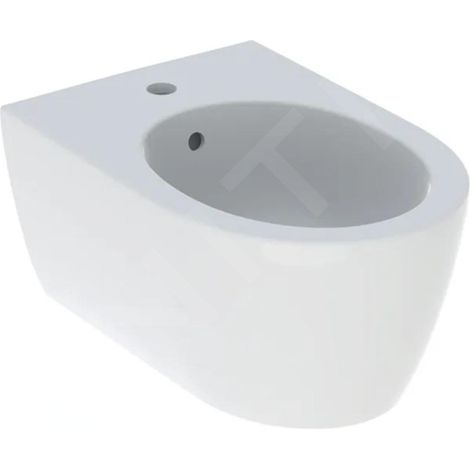 Geberit iCon - Bidet suspendu, trou pour robinet, avec trop-plein, blanc alpin 501.898.JT.1 (1/2)