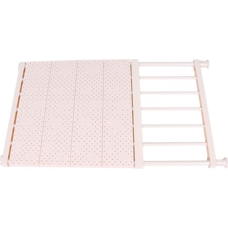 Support De Rangement Telescopique - Pour Armoire Placard Cuisine Salle De Bain - ABS Et Acier Inoxydable - 1 Unite (1/5)