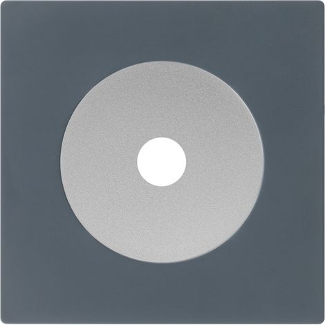 FONTINI Sortie câble ALU DOM + plaque simple blue grey (1/5)