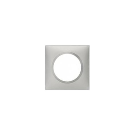 Legrand – Plaque de finition 1 poste Dooxie – Aluminium robuste – Installation rapide – Design moderne et minimaliste – Compatible avec tous les appareillages