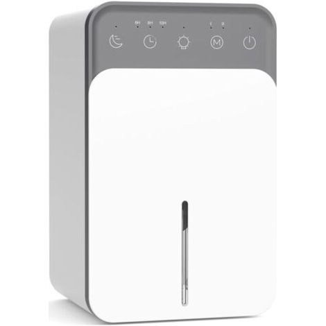 Déshumidificateur 50 oz pour chambre à coucher, silencieux, avec minuterie, mode veille, lumière LED 7 couleurs et arrêt automatique (1/5)