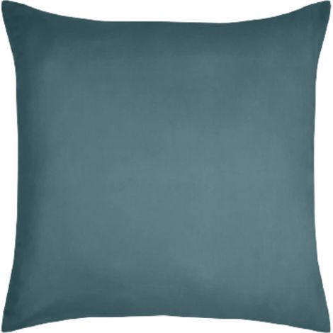 Taie d'oreiller -Taille 63x63 cm - 100% Coton certifié Oeko-Tex - Excellente qualité - Couleur Eucalyptus -Modèle Eden - Linge de Lit pour Maison - Doux et Confortable - Unisexe - Mixte (1/5)