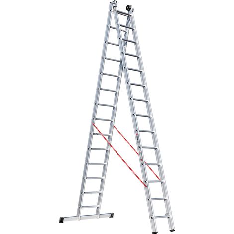 Euroline Premium 306 Mehrzweckleiter 2x14 Sprossen (1/4)