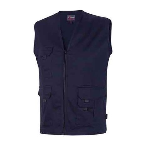 GILET MULTITASCHE 'CHICA' BLU Tg. XXL - UPOWER