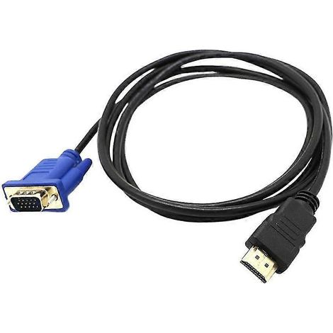 Câble vidéo 1080p mâle vers VGA femelle de 5 m pour téléviseur HD et PC (1/5)