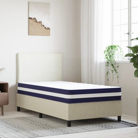 Matelas à ressorts ensachés dureté moyenne 90x200 cm (1/5)
