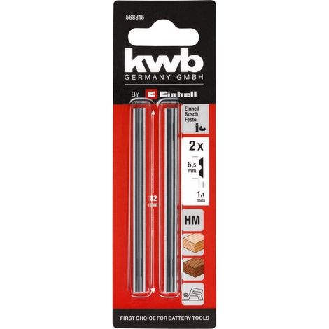 KWB Lames pour rabot 82 mm