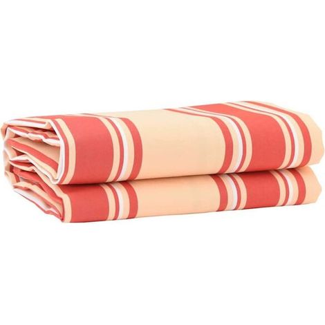 Toile de remplacement pour auvent, jaune-orange, 1000 x 160 cm