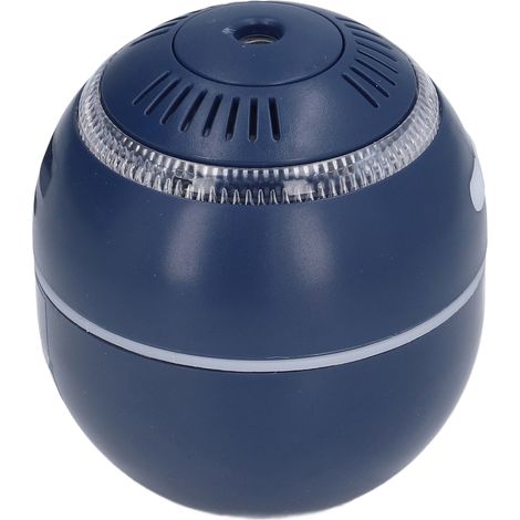 Mini humidificateur rechargeable oscillant avec lumière RVB, bleu roi, pour rafraîchir l'air, portable sans fil (1/5)