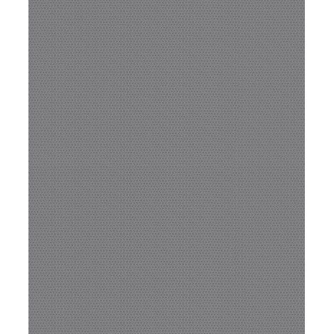 Papier Peint aspect "Trame de Tissu" Gris clair 10mx 0.53 m