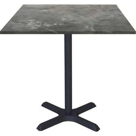 Table 70 x 70 cm - modèle Dina pierre métallisée