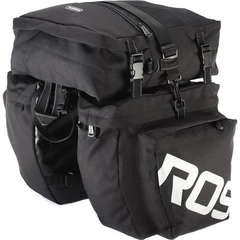 3-in-1 multifunktionale Fahrradtasche, wasserdichte Gepäckträgertasche für Mountainbikes und Rennräder, Rücksitz.
