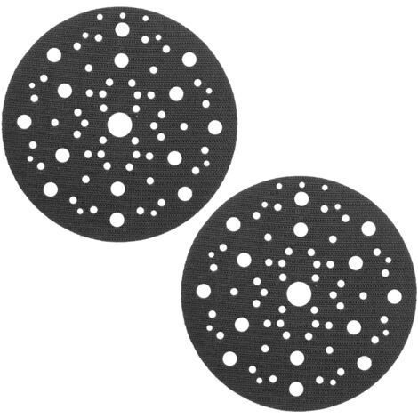 Pad Saver Lot de 2 protège-disques de ponçage, 150 mm, avec 70 trous, avec fermeture , compatibles avec Mirka 8295612111, pour plateau de ponçage Mirka 150 mm (1/5)