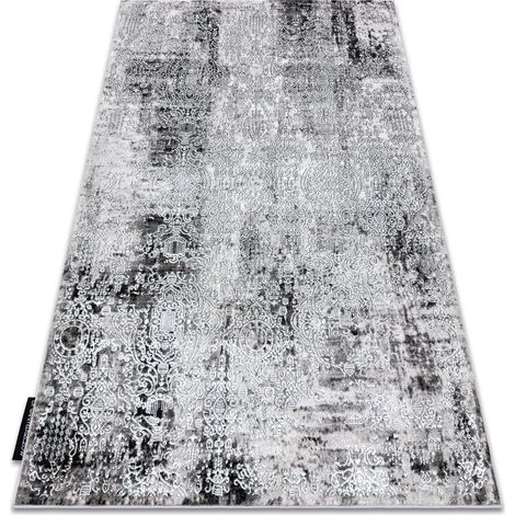 Modern DE LUXE Teppich 2081 Ornament vintage - Strukturell creme / grau grey 120x170 cm
