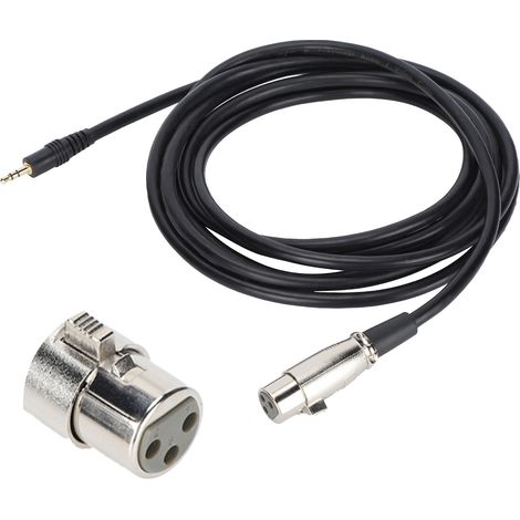 Câble de signal symétrique JORINDO JD6016 XLR femelle vers jack 3,5 mm / Câble microphone XLR vers jack 3,5 mm / 3 m (1/5)