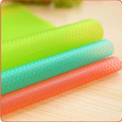 Lot de 7 protections pour étagères de réfrigérateur, coussinets lavables, tapis de réfrigérateur, sets de table pour Étiquette (1/5)