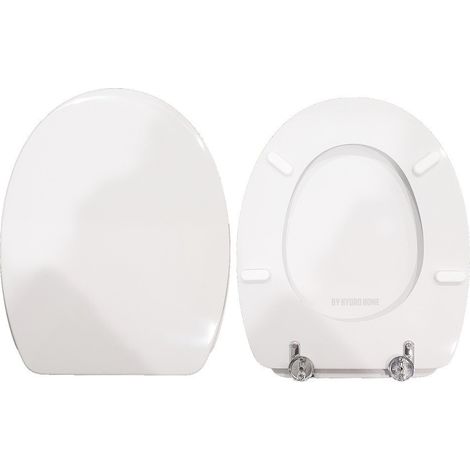 Copriwater Selnova 3 Pozzi Ginori legno rivestito in resina poliestere bianco (1/4)