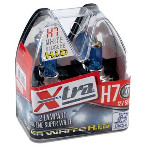 SET 2 LAMPADE 'SUPER WHITE' 12 V H 7 55 W