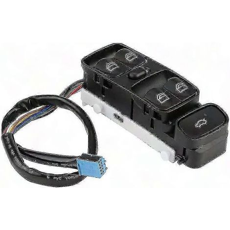 Hauptschalter für elektrische Fensterheber A2098203410 für Mercedes W209 CLK320 CLK500 2003-2009, Fensterheberschalter Fahrerseite (1/5)