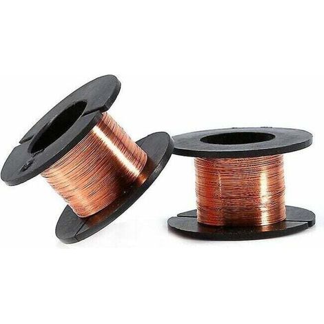 Stück 0,1 mm Lackdraht Kupferlackdraht Wickeldraht Reparaturdraht Länge 12 m (1/3)