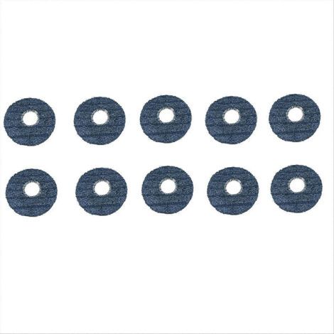 NALOOKAMIC Lot de 10 chiffons de nettoyage pour aspirateur robot Eufy Omni C20 (pièces de rechange)