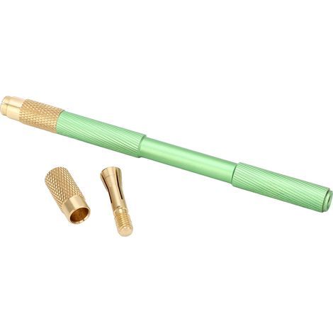 Poignée de grattoir universelle en alliage d'aluminium antidérapante, Double tête ergonomique avec loquet en laiton Cyan (1/5)
