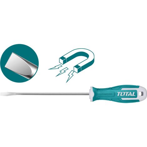 TOTAL  Tournevis plat  THT26  SL6,5 x 150 mm  Acier (1/5)
