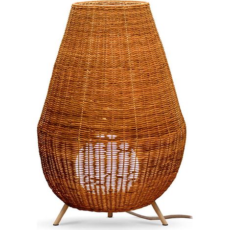 SAONA 70 cm hoch. Dekorative schnurlose Lampe für den Innen- und Außenbereich. Glühbirne nicht im Lieferumfang enthalten. Hergestellt in Spanien (1/4)