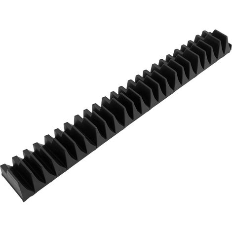 Rangement clés plastique gain de place modulaire polyvalent noir pour 20 clés coffret 10 pièces (1/5)