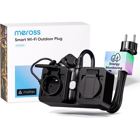 meross Modèle de Multiprise Intelligente Extérieur Wi-Fi IP44
