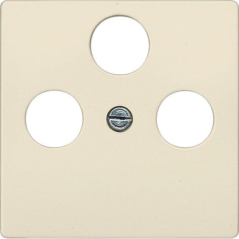 Siemens DELTA i-system Placa de cubierta para TV/RF/SAT 3 orificios, blanco, 5TG25282