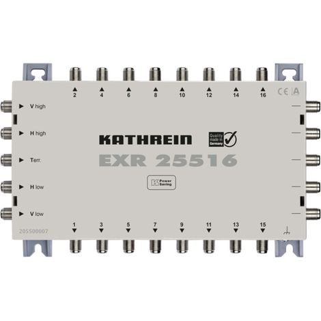 Satellitenschalter Kathrein EXR 25516 5 Eingänge 16 Teilnehmer (1/2)